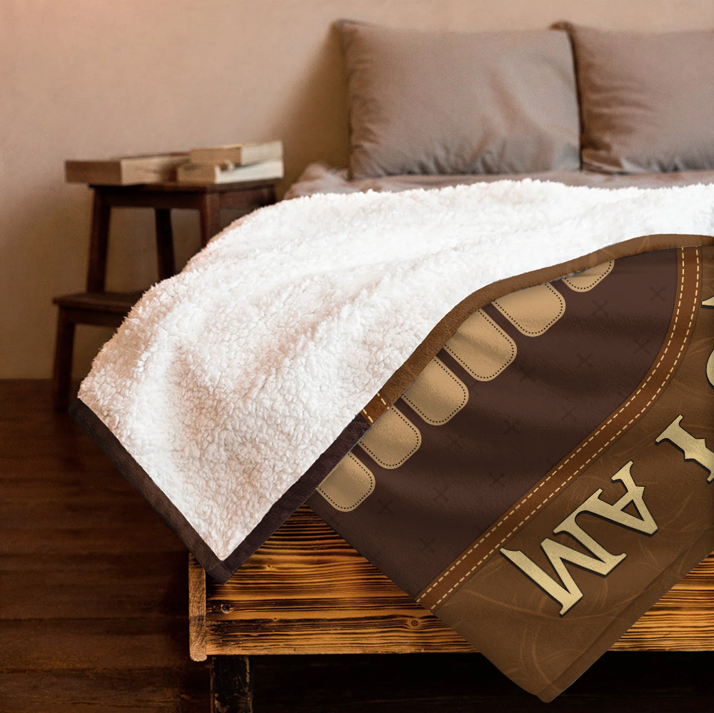 Man Of God Blanket - Personalized Blanket