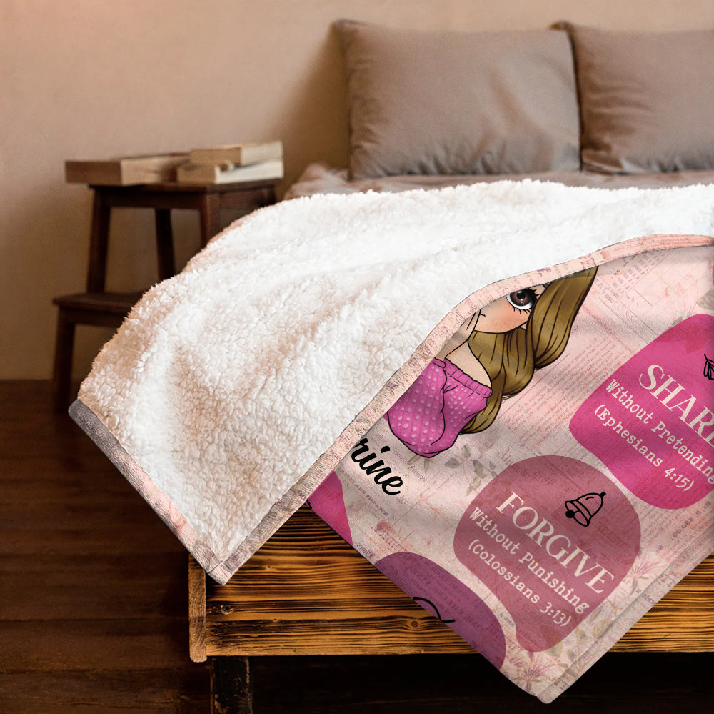 10 Ways To Love Blanket - Personalized Blanket