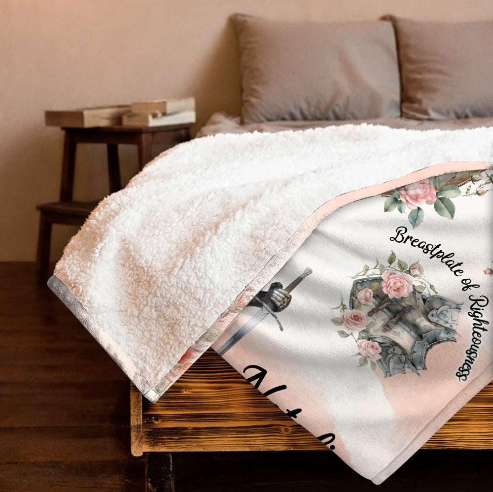 Put On The Full Armor Of God Blanket  - Personalized Blanket