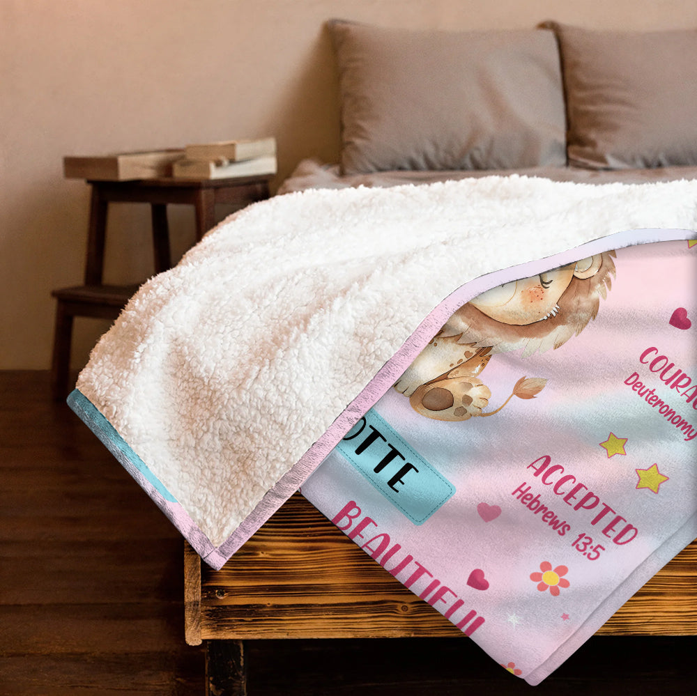 God Says I Am Blanket - Personalized Blanket