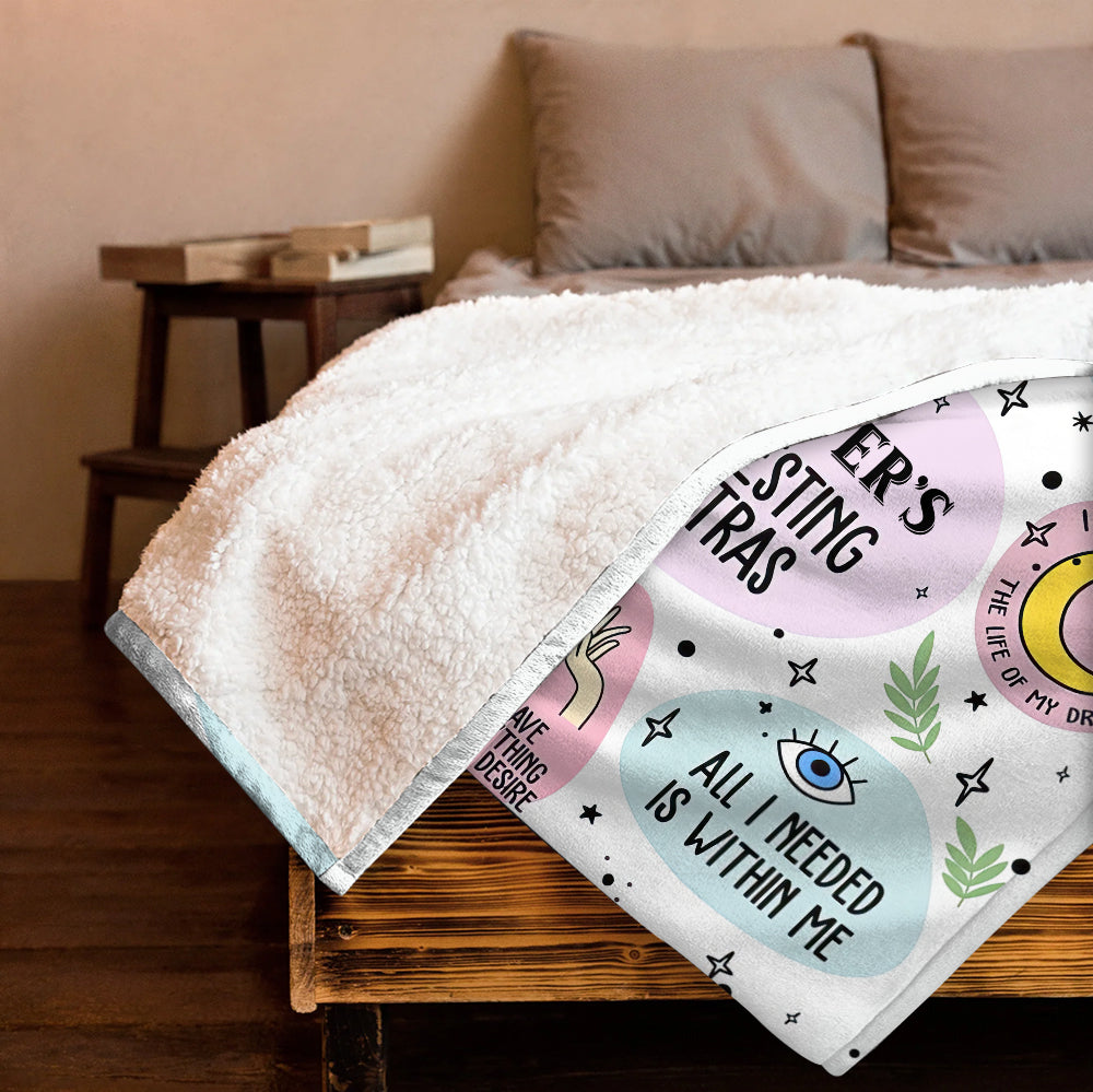 Manifesting Blanket - Personalized Blanket
