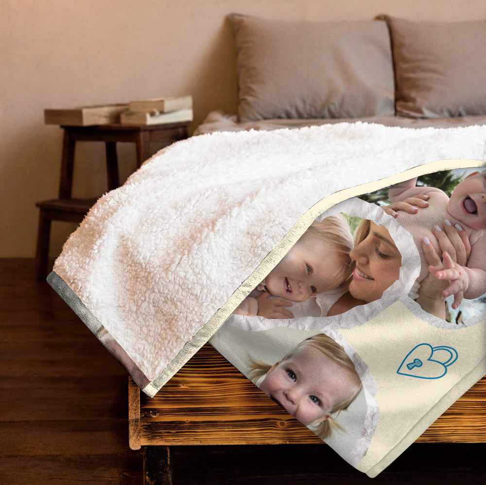 My Little Sunshine Blanket - Mom And Baby Blanket - Family Gift