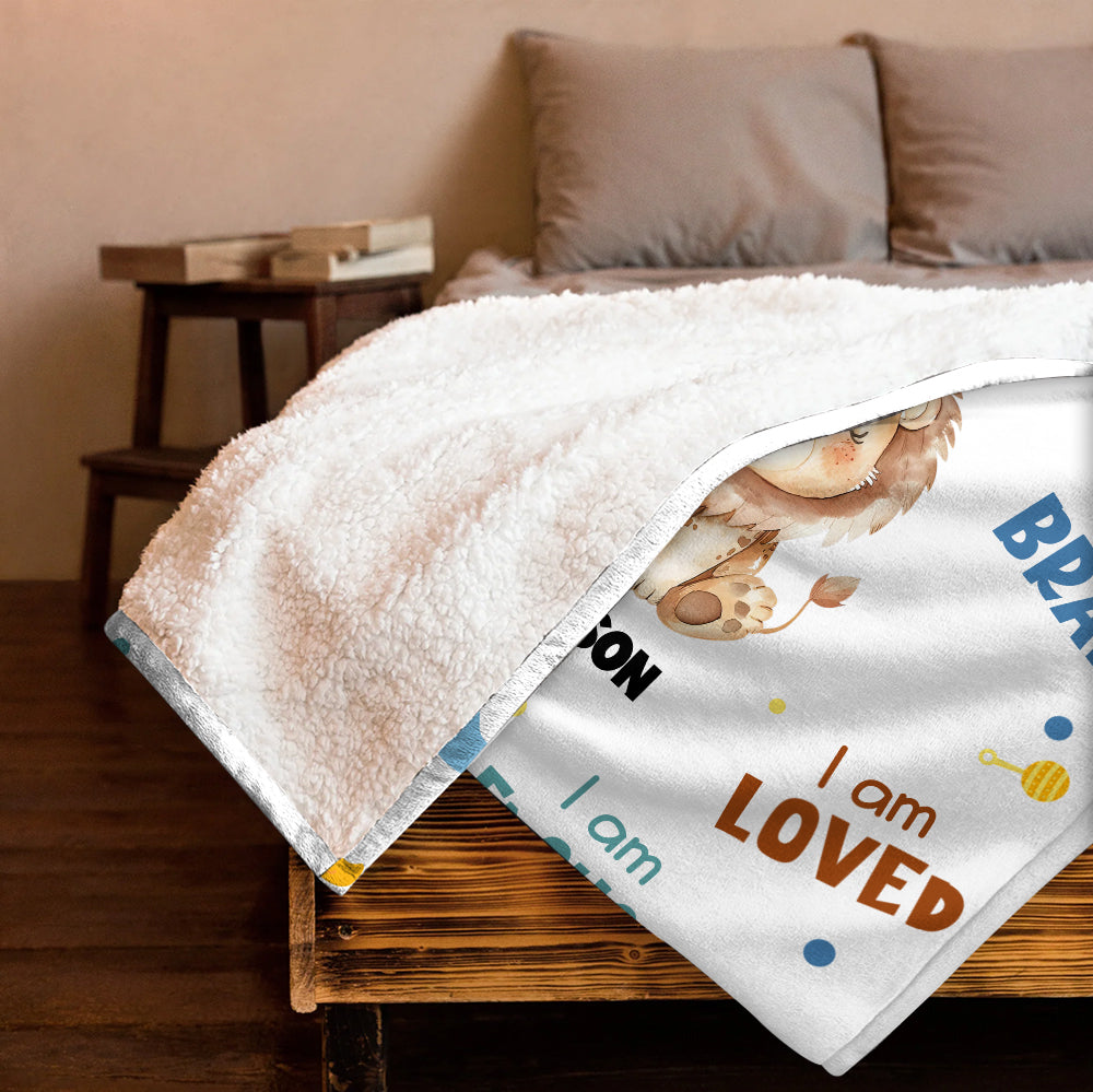 Baby Animal Blanket - Personalized Blanket