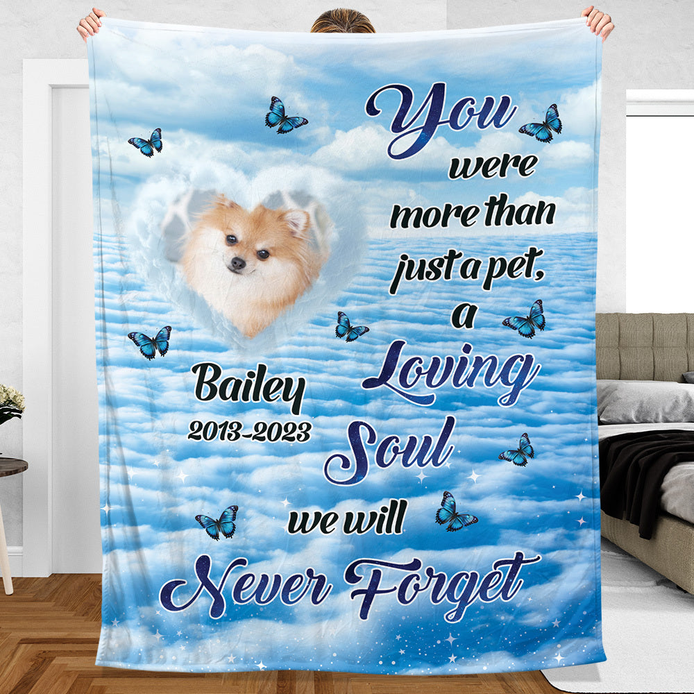 Pet Memorial Photo - Personalized Blanket - Best Gift For Pet Lovers - Giftago