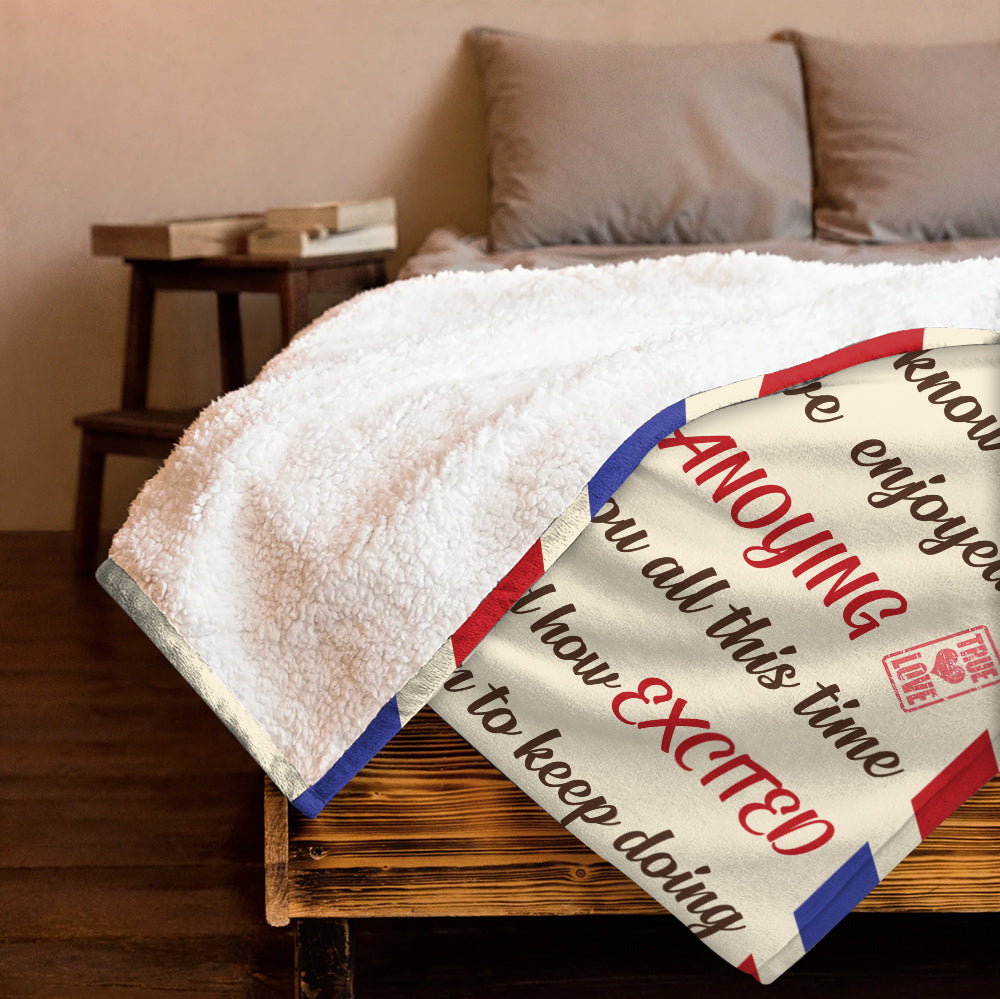 Personalized Dear Love Of My Life Blanket - Couple Blanket - Valentine Gift
