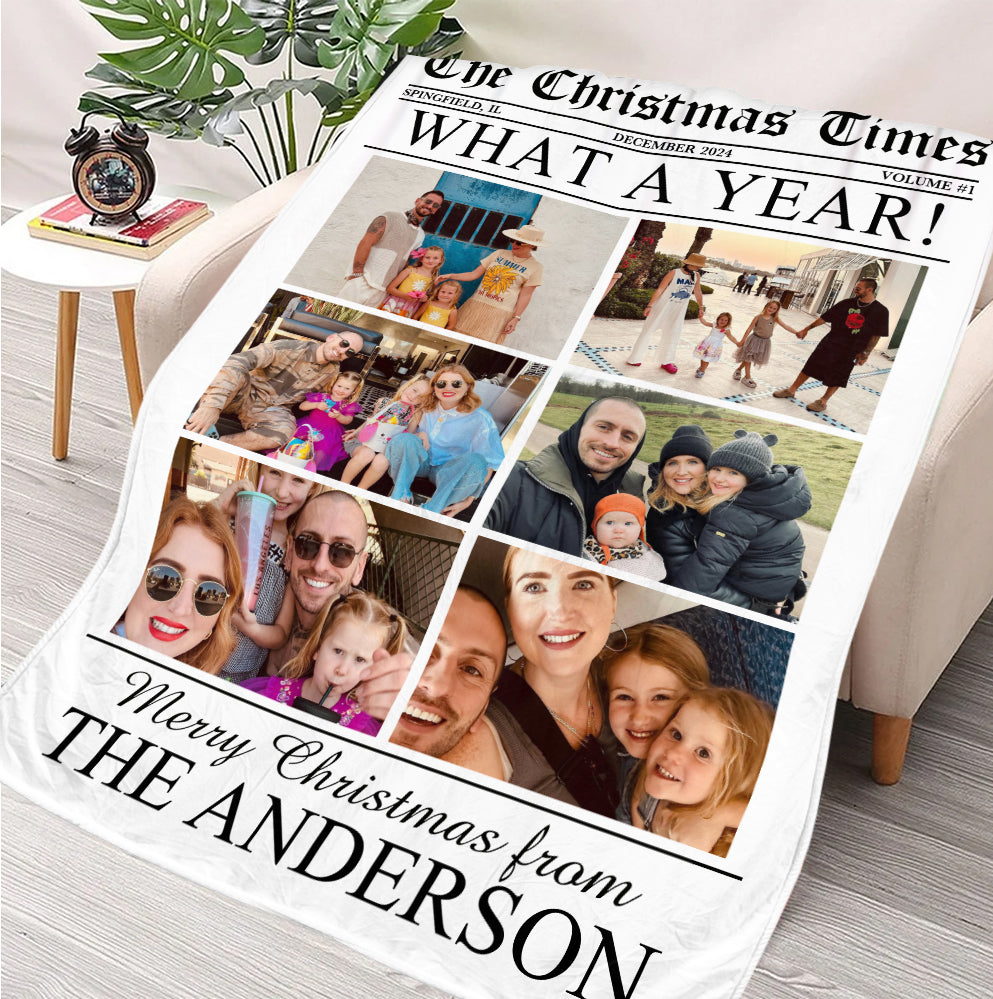 Christmas Time Blanket - Personalized Blanket