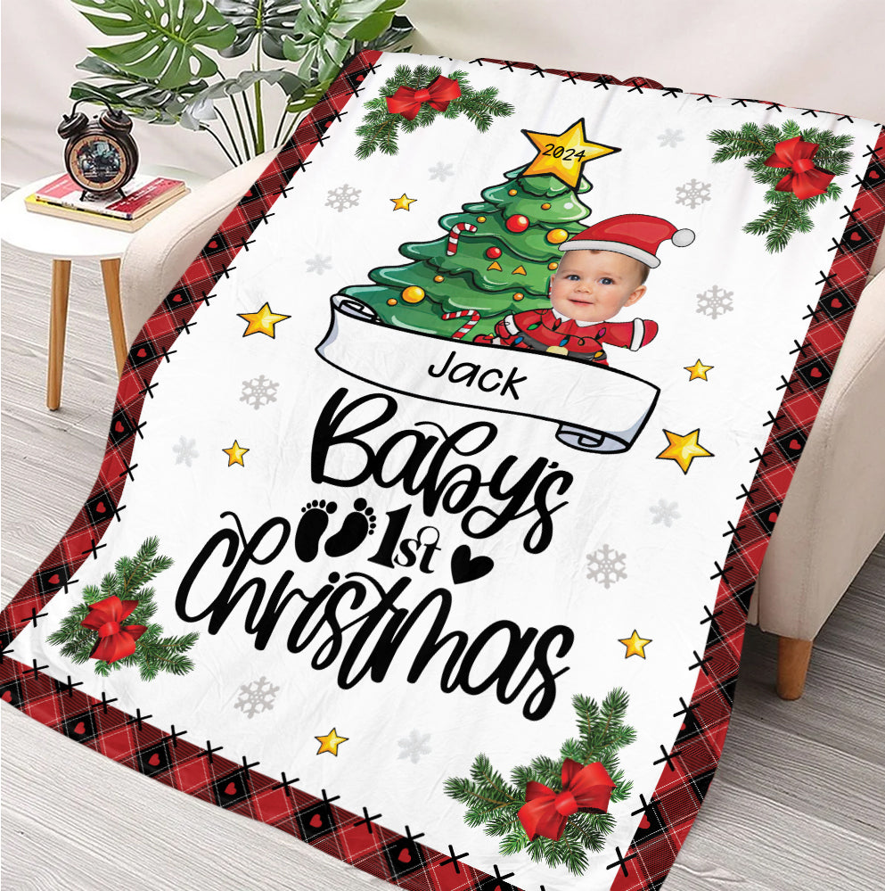 Baby's 1st First Blanket - Personalized Blanket