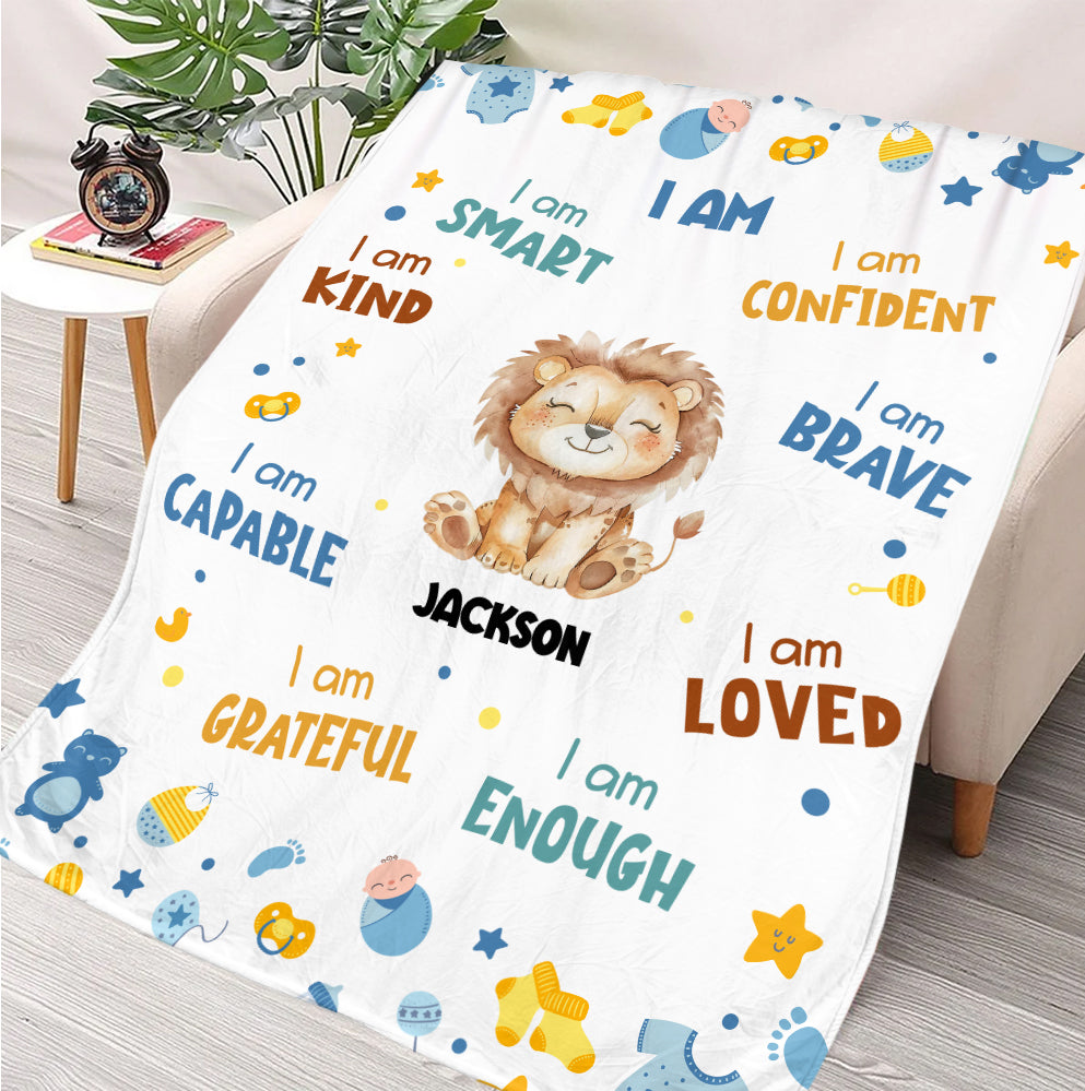 Baby Animal Blanket - Personalized Blanket