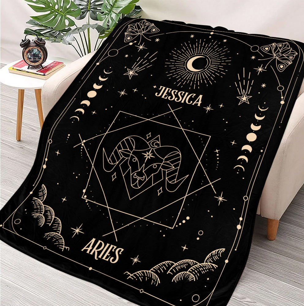 Zodiac Blanket - Personalized Blanket