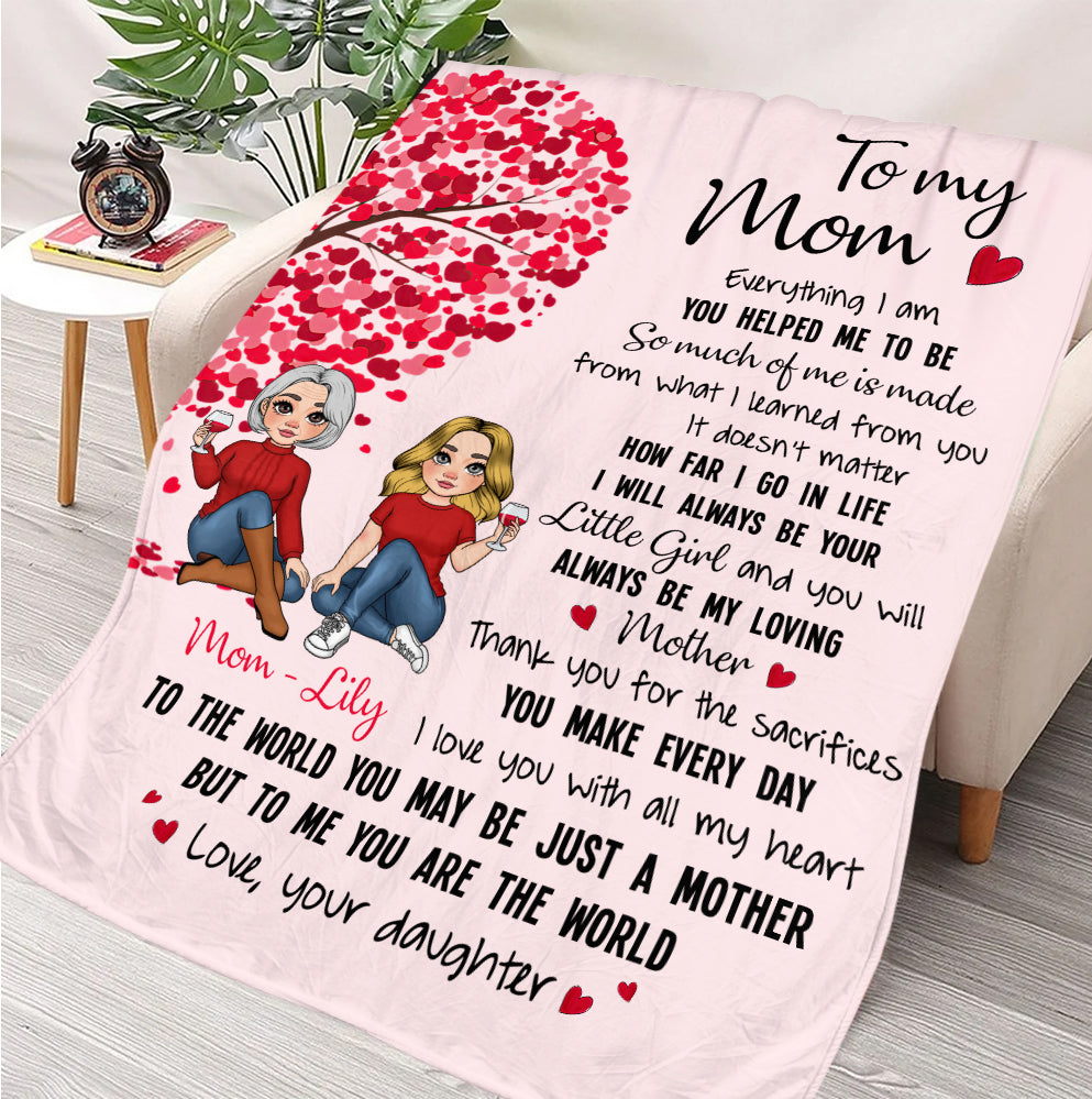 Best Mom Ever, Gift For Mom Blanket - Personalized Blanket