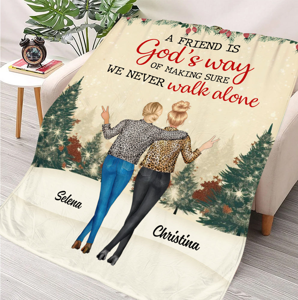 We Never Walk Alone Blanket - Personalized Blanket
