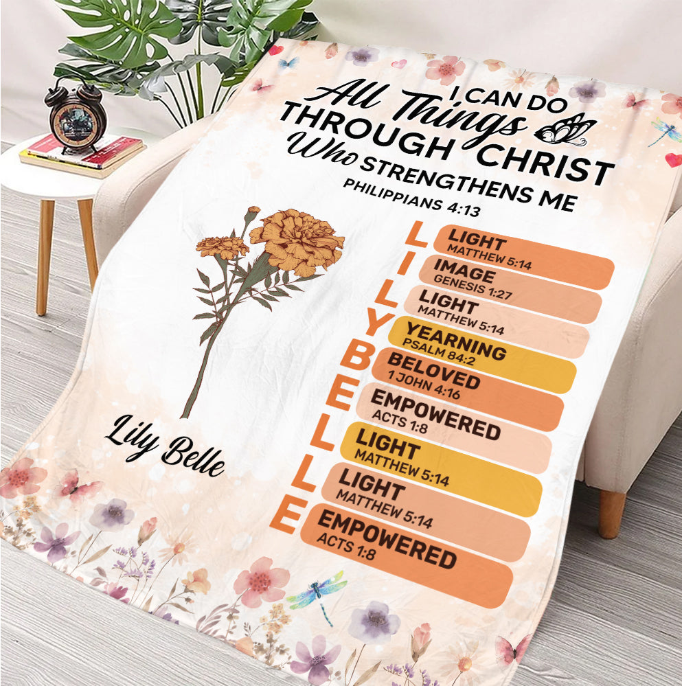 Christ Blanket - Personalized Blanket