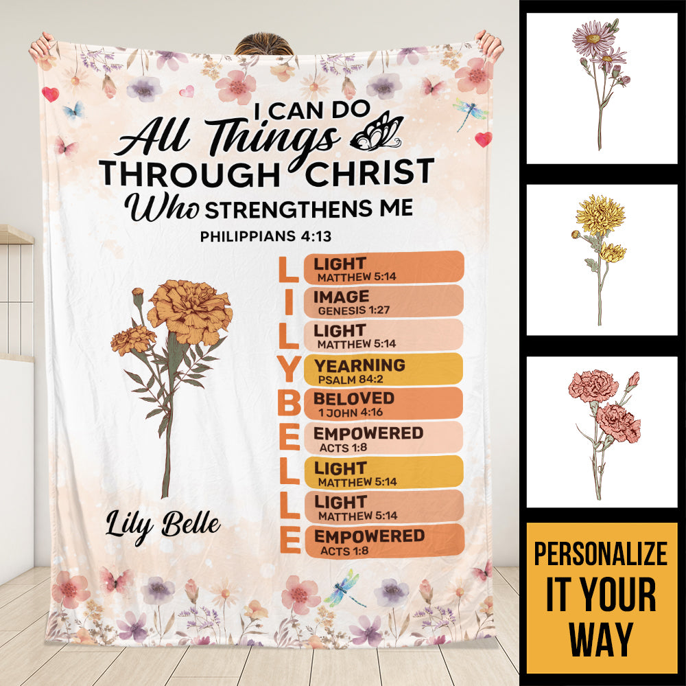 Christ Blanket - Personalized Blanket