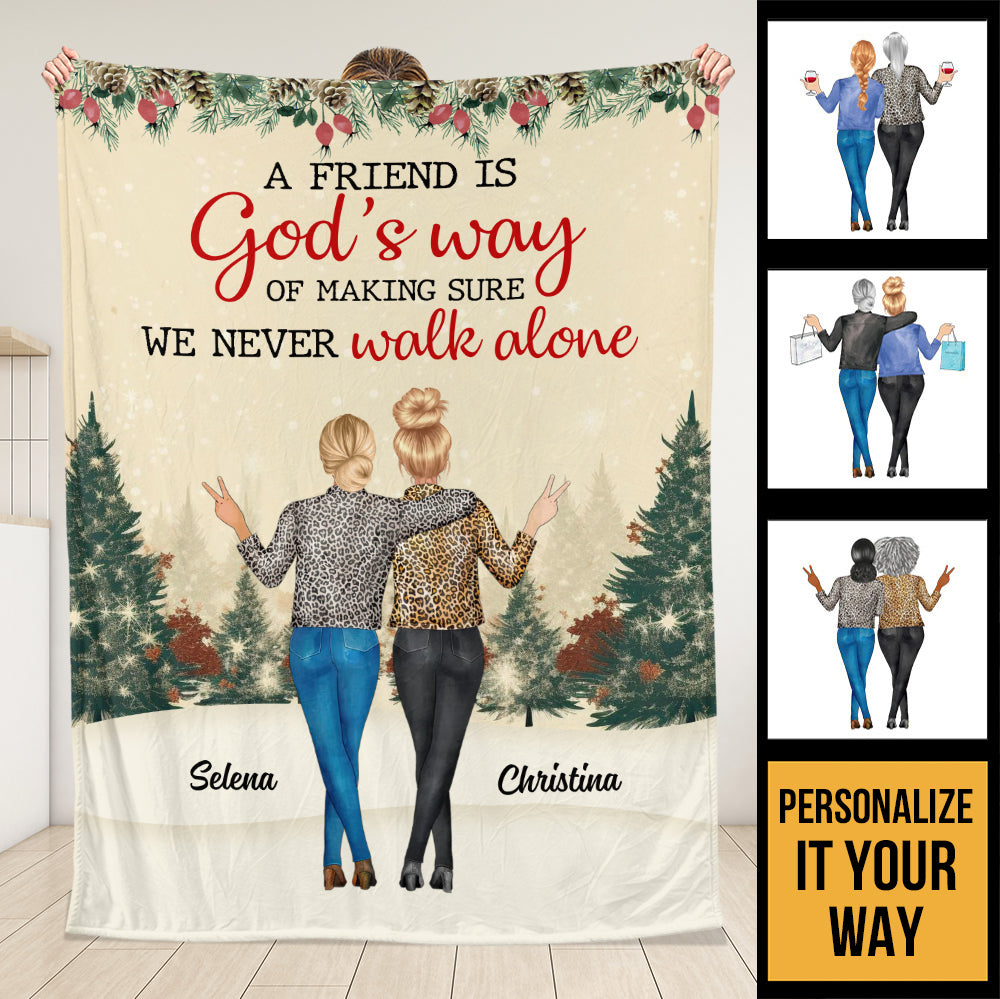 We Never Walk Alone Blanket - Personalized Blanket
