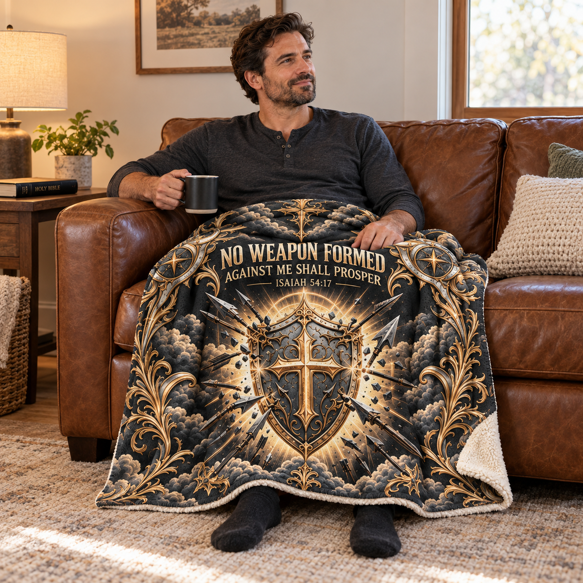 No Weapon Formed – Golden Shield Isaiah 54:17 Christian Blanke
