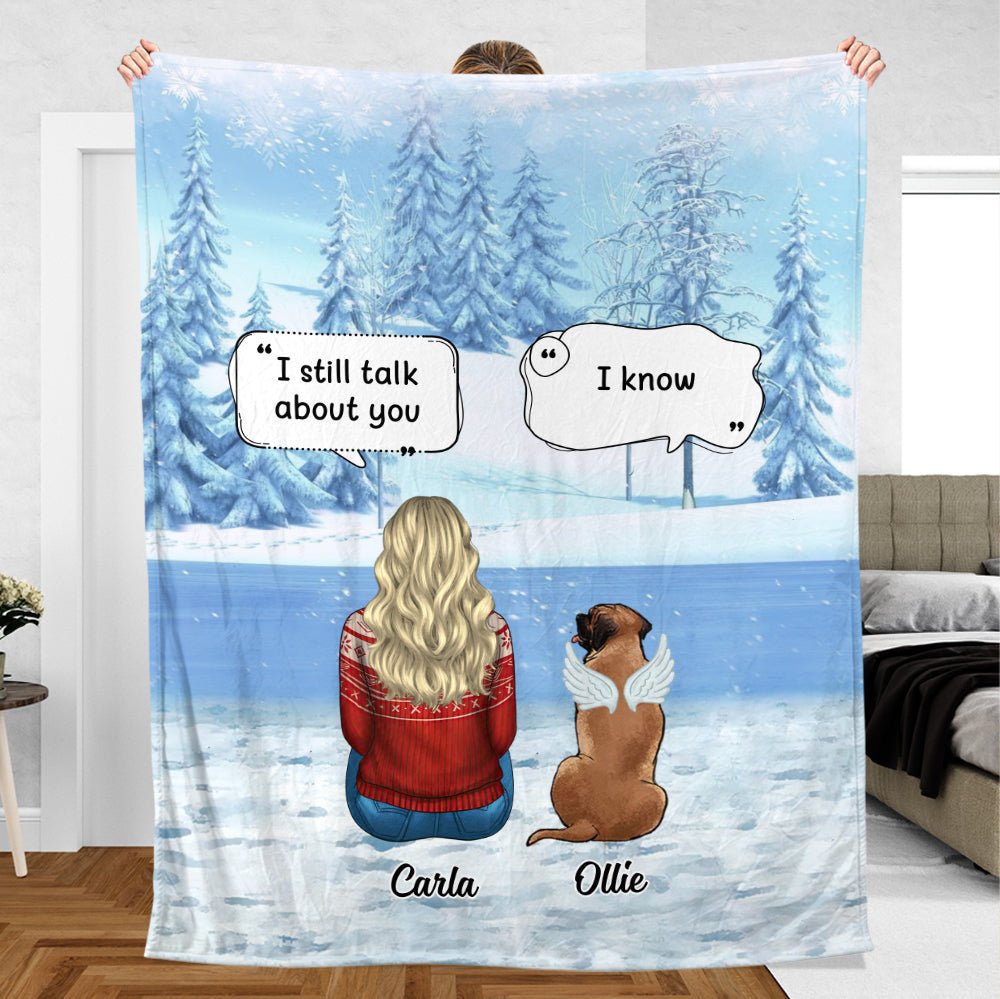 Memorial Pet - I Miss You - Personalized Blanket - Best Gift For Pet Lovers - Giftago