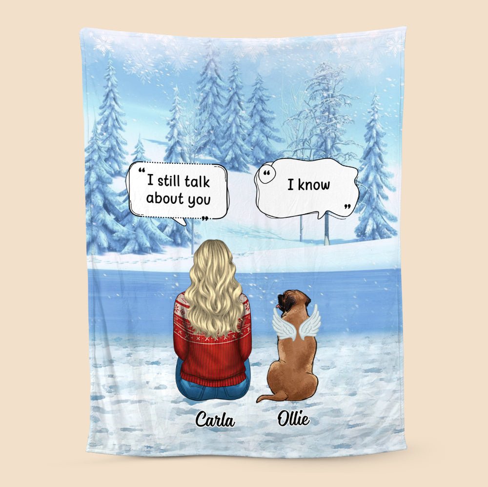 Memorial Pet - I Miss You - Personalized Blanket - Best Gift For Pet Lovers - Giftago