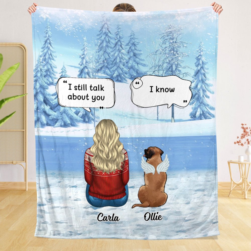 Memorial Pet - I Miss You - Personalized Blanket - Best Gift For Pet Lovers - Giftago