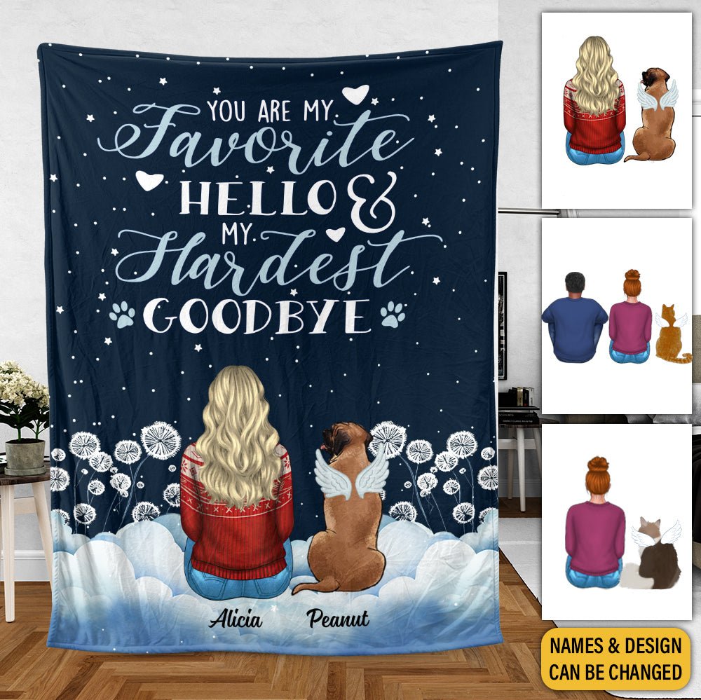 Memorial Pets - Personalized Blanket - Best Gift For Pet Lovers - Giftago