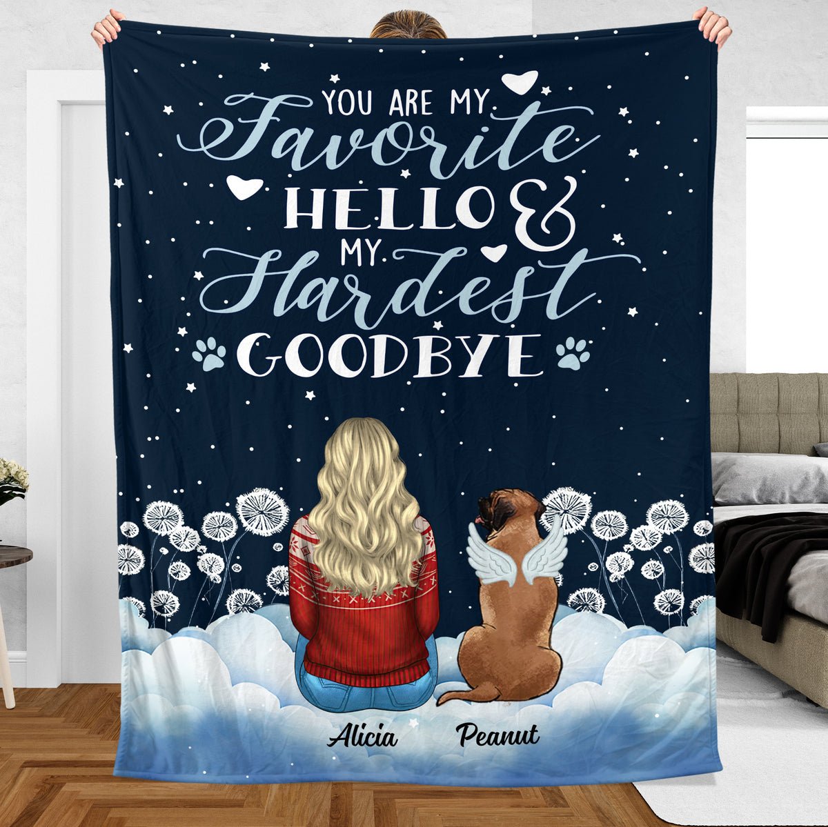 Memorial Pets - Personalized Blanket - Best Gift For Pet Lovers - Giftago