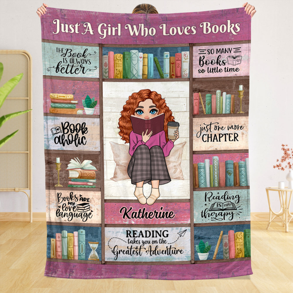 My Reading Blanket - Personalized Blanket - Thoughtful Gift For Birthday, Christmas - Giftago