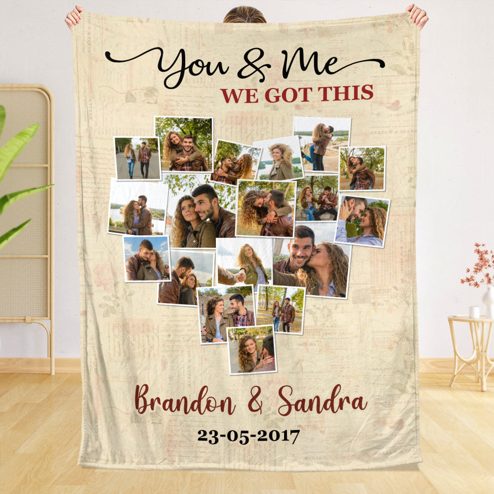 You & Me We Got This Photo - Personalized Blanket - Best Gift For Couple, For Valentine - Giftago