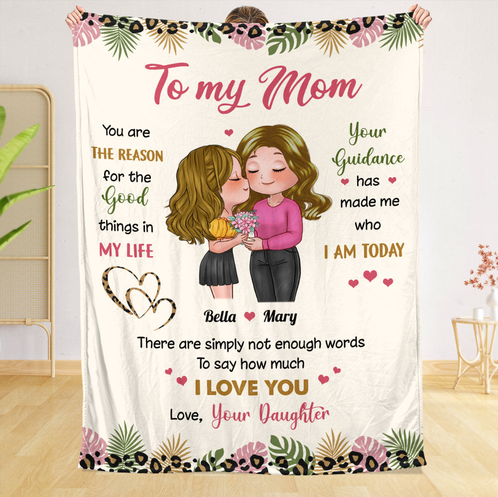 To My Mom I Love You - Personalized Blanket - Best Gift For Mom, For Birthday - Giftago
