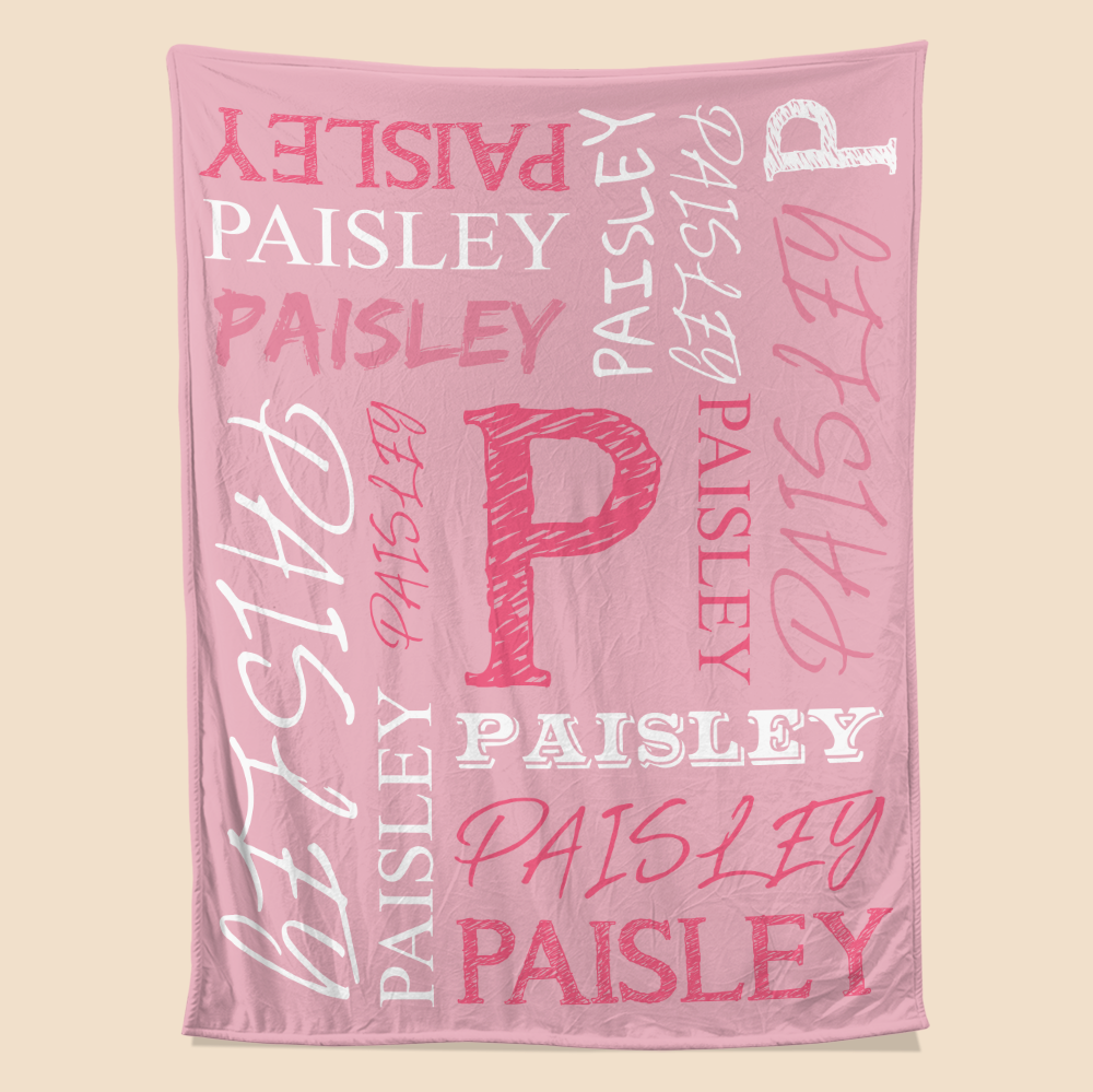 Custom Name Blanket - Personalized Blanket - Giftago