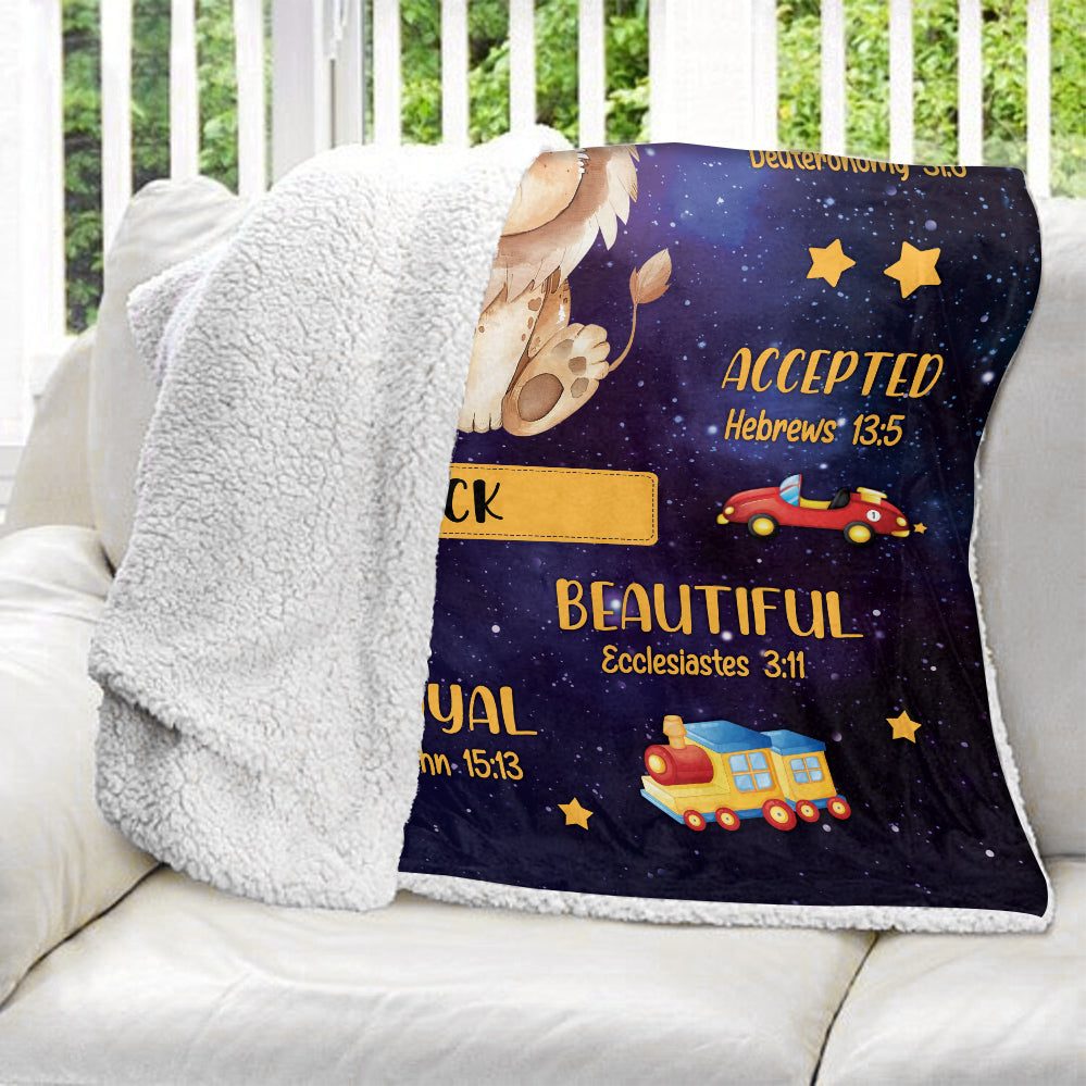 God Says I Am Blanket - Personalized Blanket