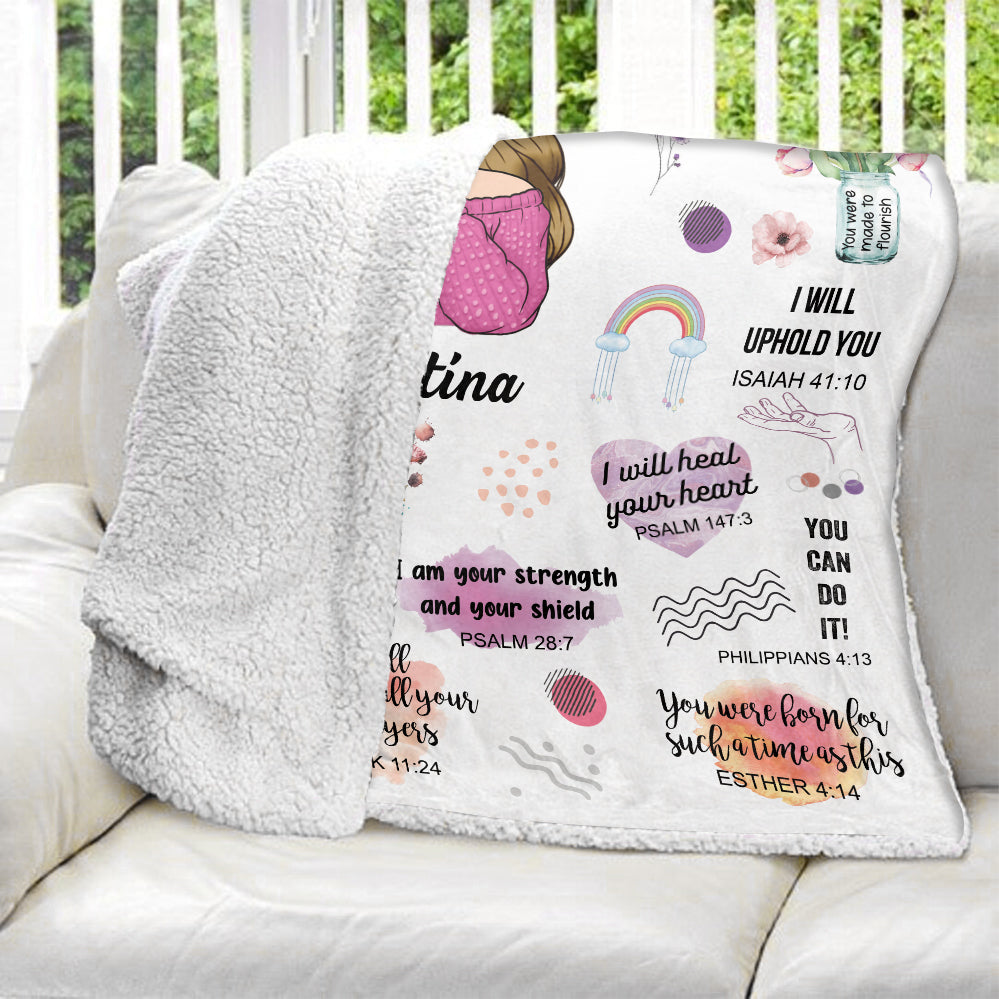 God’s Promises For Me - Personalized Blanket - Best Gift For Mother, For Grandma