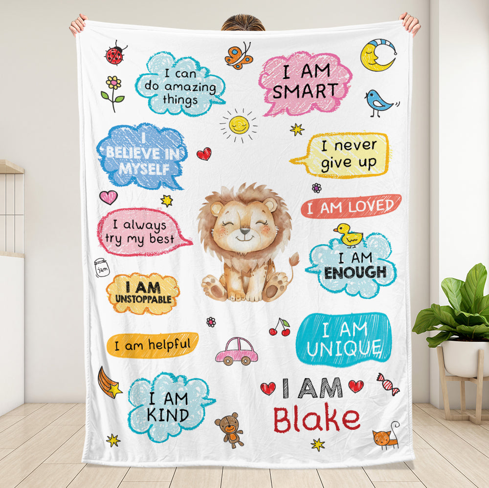 I Can Do It Blanket - Personalized Blanket