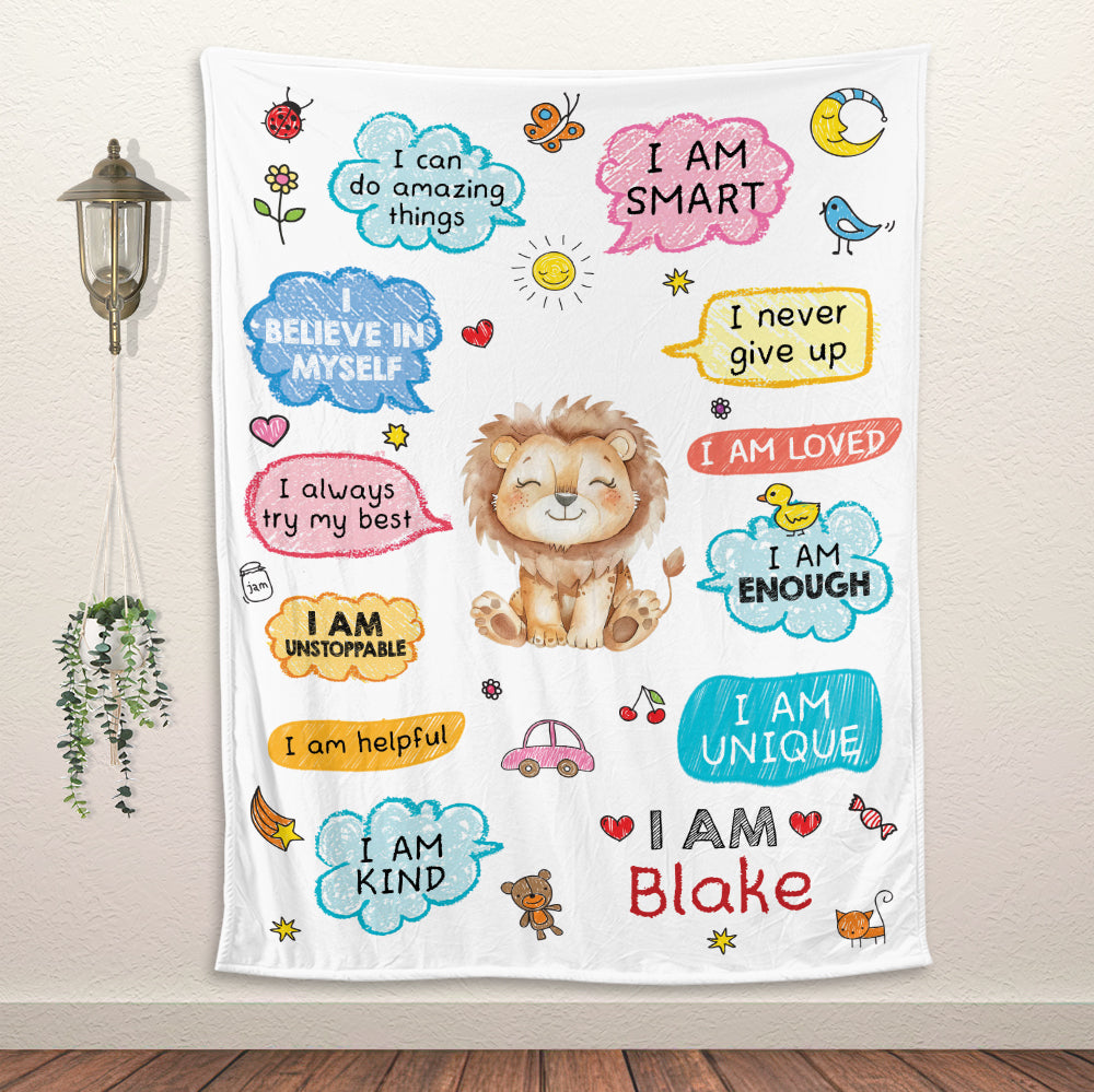I Can Do It Blanket - Personalized Blanket