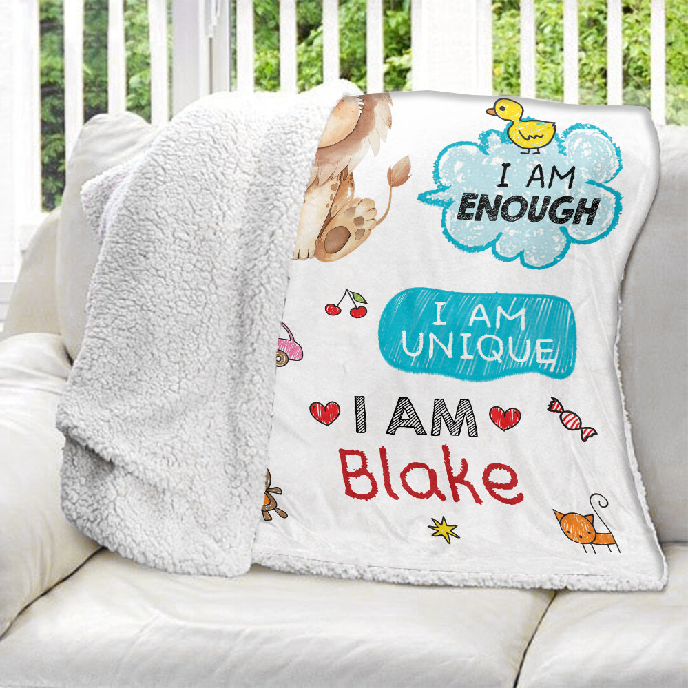 I Can Do It Blanket - Personalized Blanket