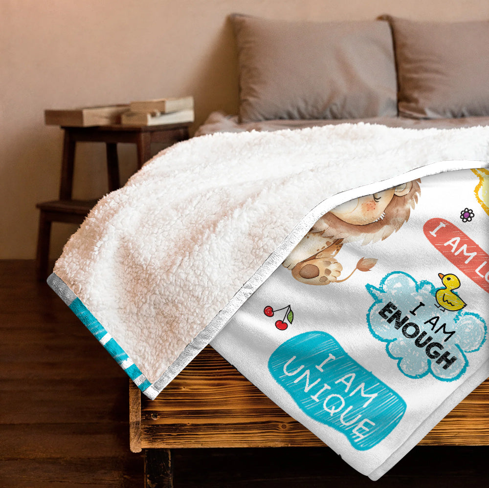 I Can Do It Blanket - Personalized Blanket