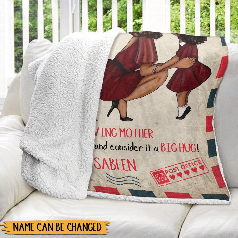 Mom You'll Always Be My Loving Mother - Personalized Blanket - Gift for Mom, Black Mom, Mother's Day - Giftago