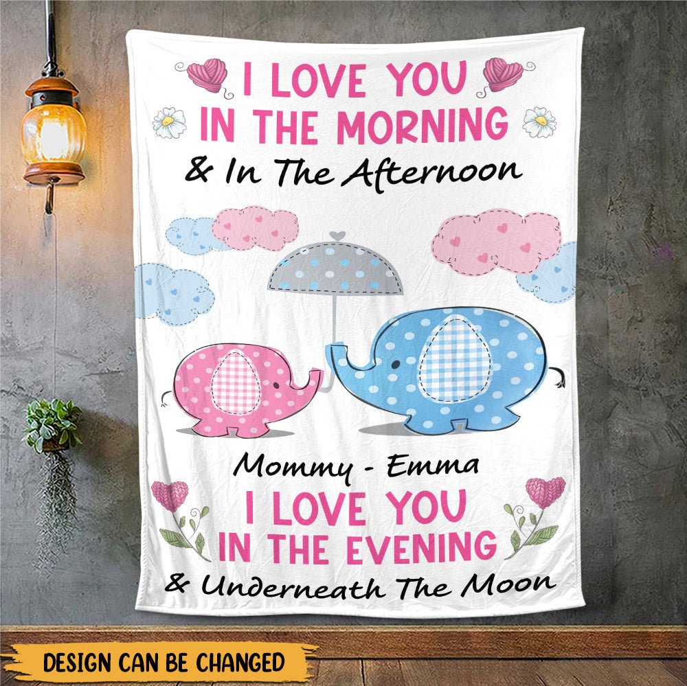 Mommy I Love You - Personalized Blanket - Best Gift For Mother, For Grandma - Giftago