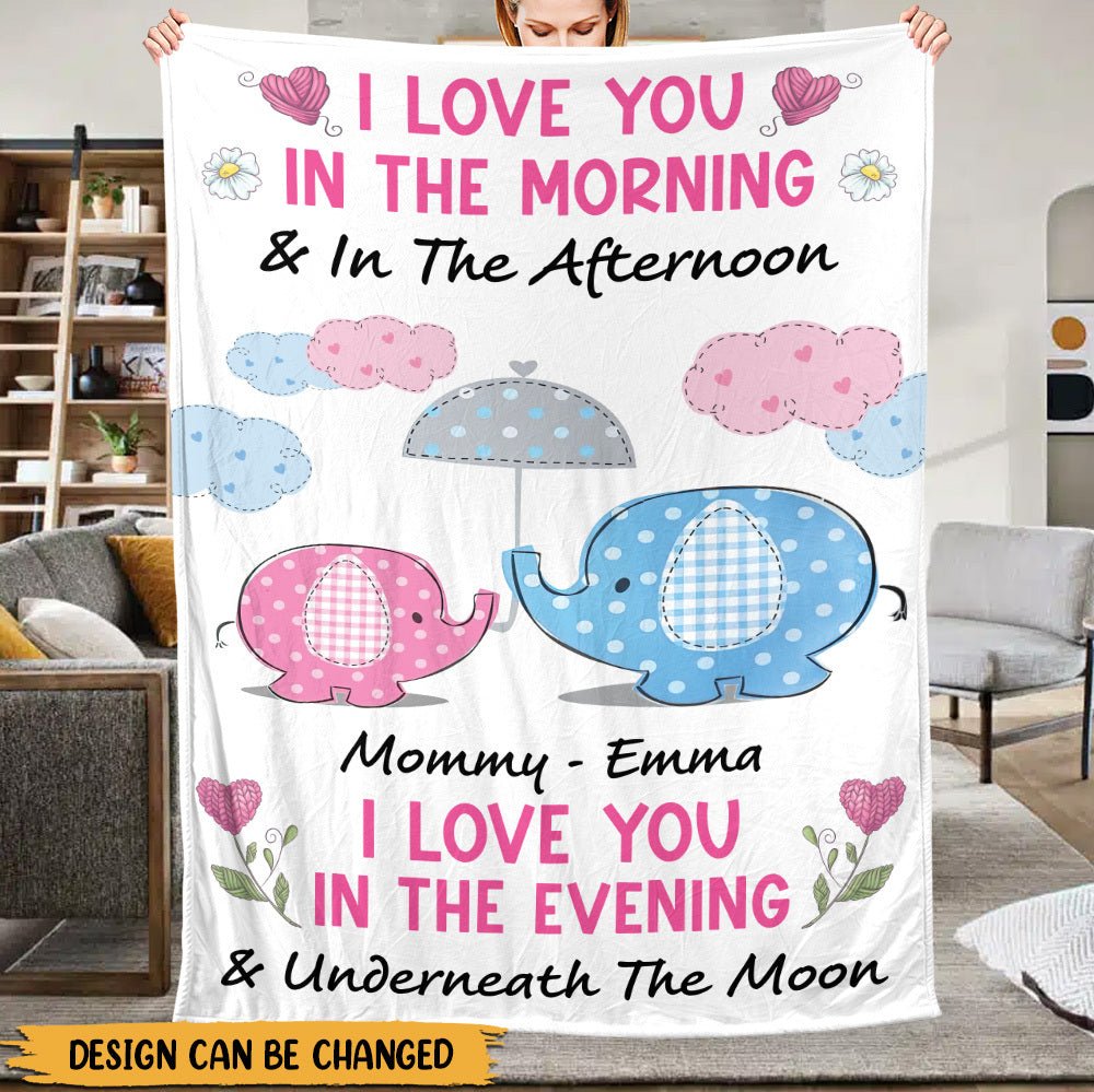 Mommy I Love You - Personalized Blanket - Best Gift For Mother, For Grandma - Giftago