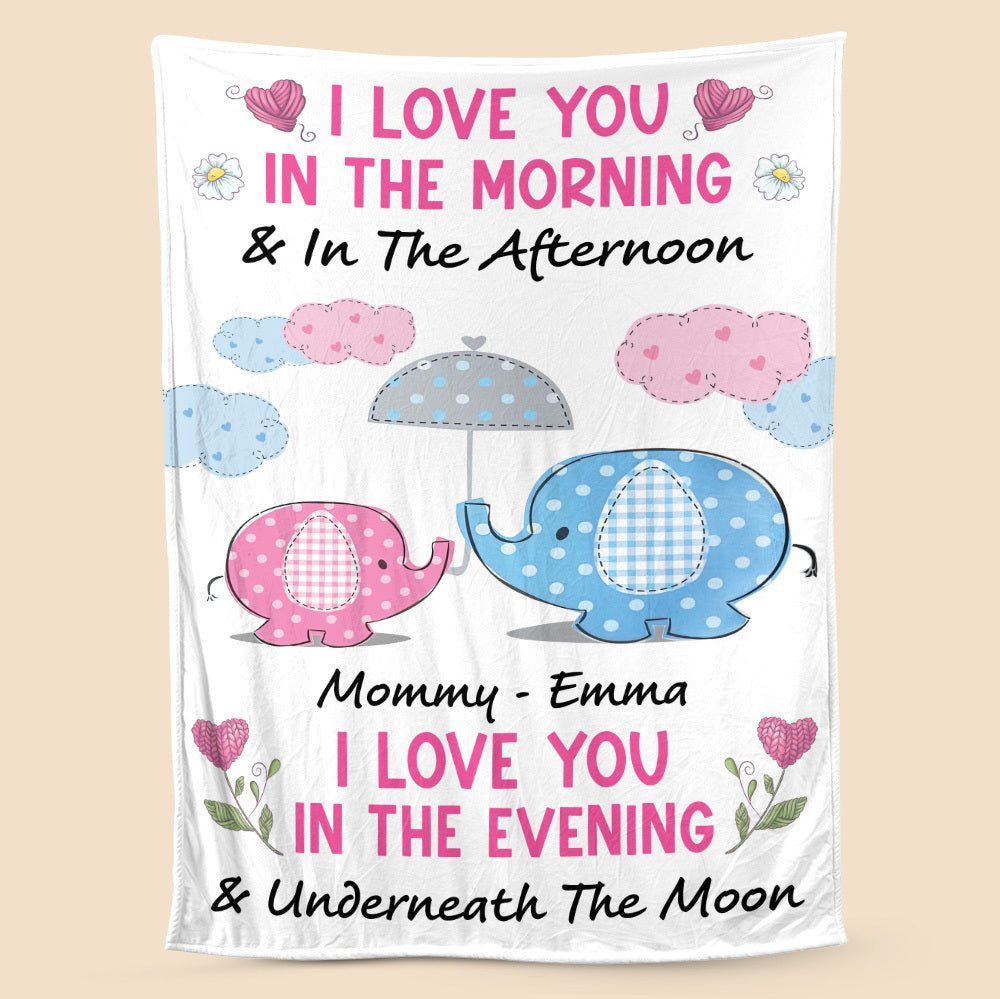 Mommy I Love You - Personalized Blanket - Best Gift For Mother, For Grandma - Giftago