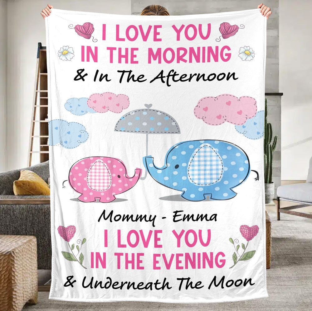 Mommy I Love You - Personalized Blanket - Best Gift For Mother, For Grandma - Giftago