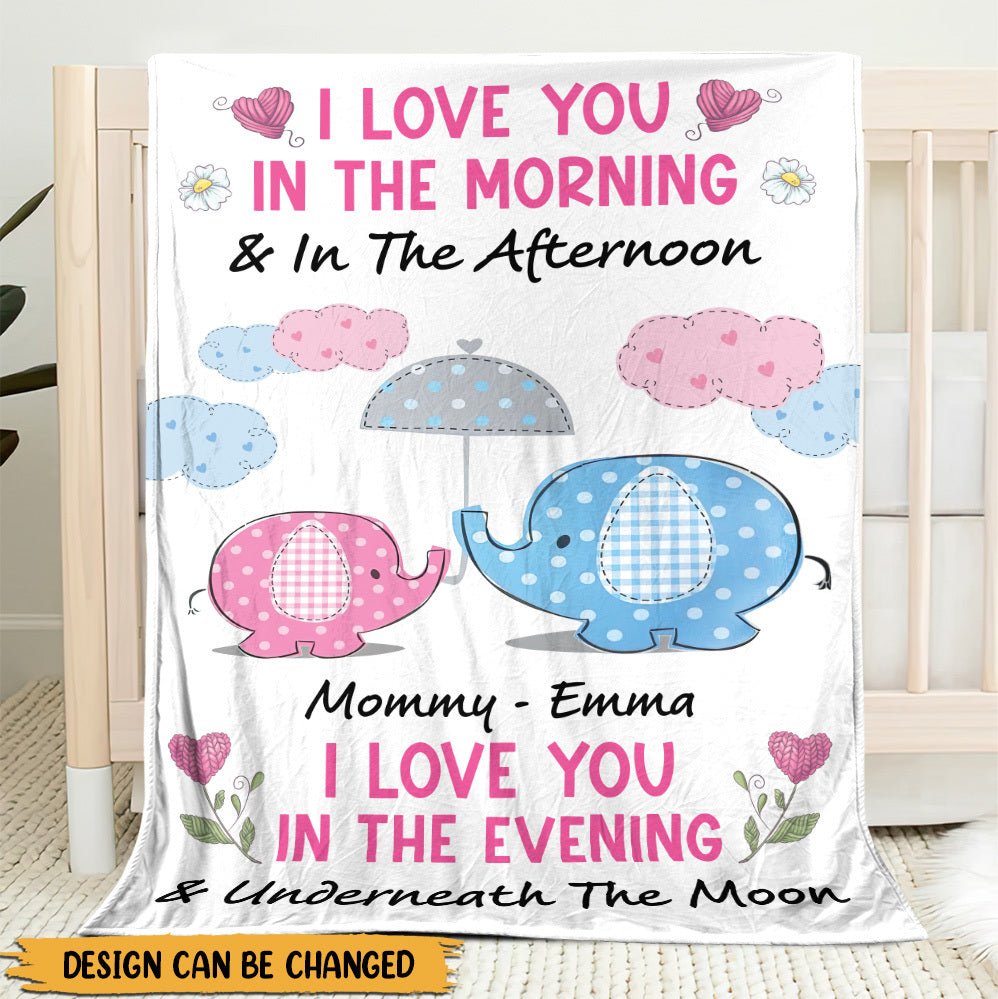 Mommy I Love You - Personalized Blanket - Best Gift For Mother, For Grandma - Giftago