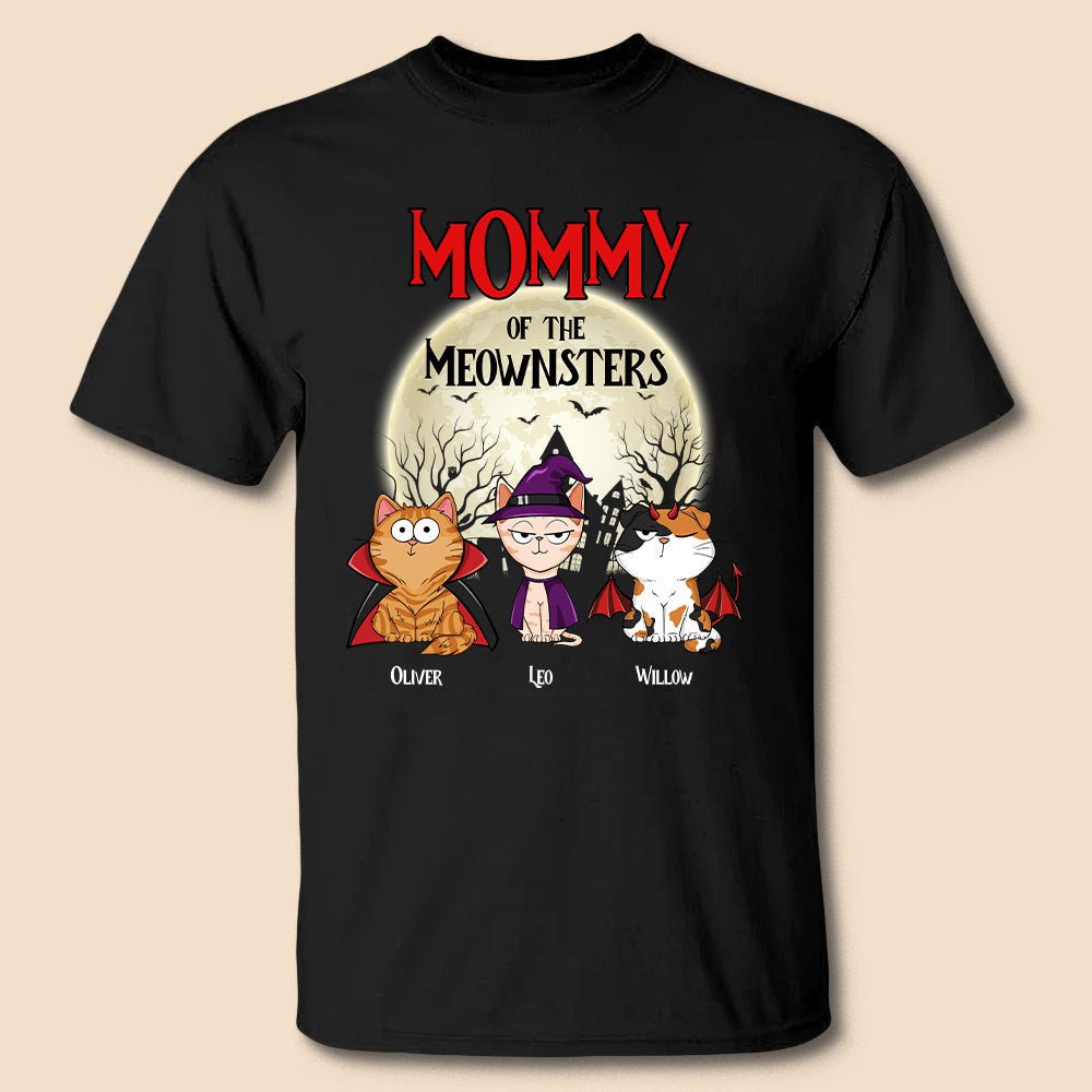 Mommy of the Monsters - Personalized T-Shirt/ Hoodie - Best Gift For Cat Lovers, For Halloween - Giftago