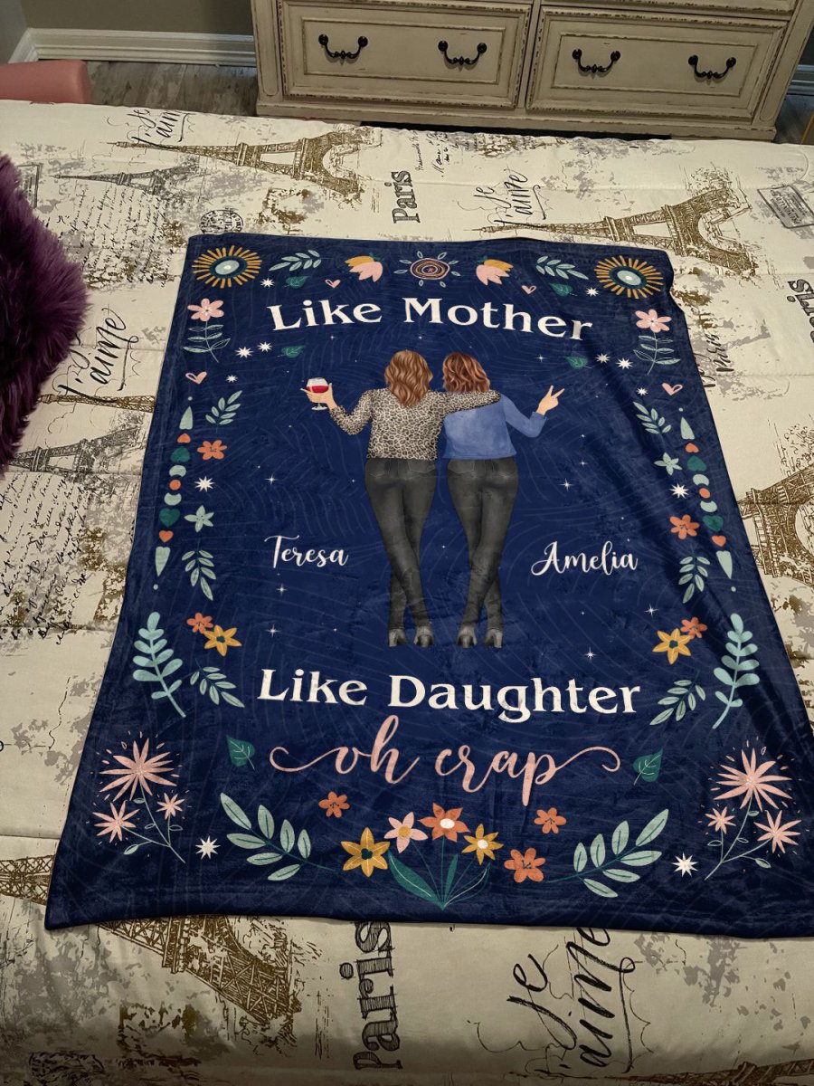Mother & Daughter Love Together - Personalized Blanket - Best Gift For Mother, Daughter - Giftago