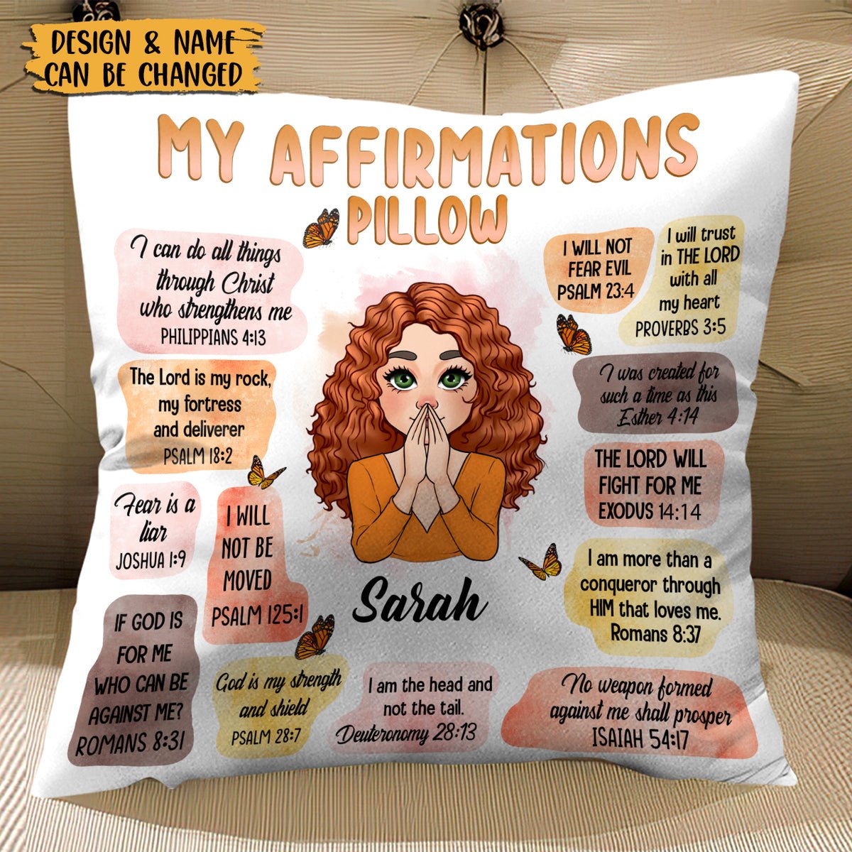 My Affirmations - Personalized Pillow - Best Gift For Mom, Daughter, Sister, Friend, Wife - Giftago