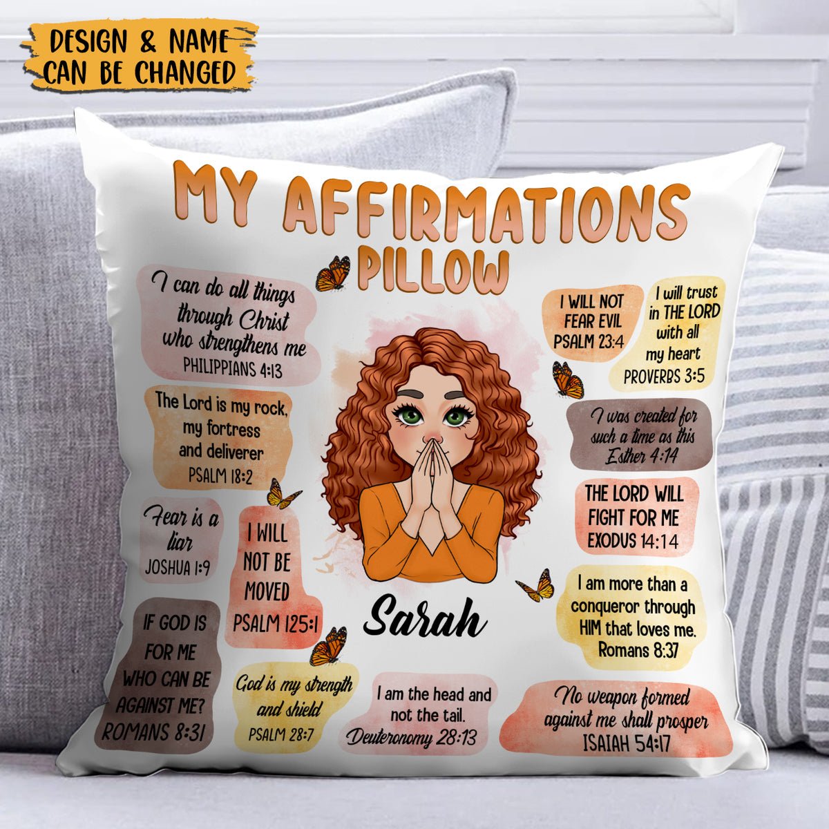 My Affirmations - Personalized Pillow - Best Gift For Mom, Daughter, Sister, Friend, Wife - Giftago