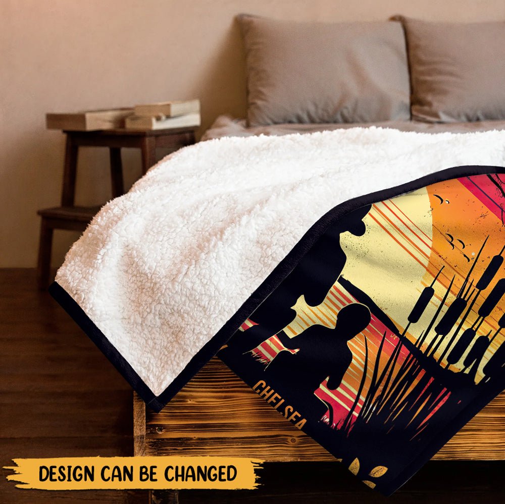 My Best Fishing Buddies Blanket - Personalized Blanket - Giftago