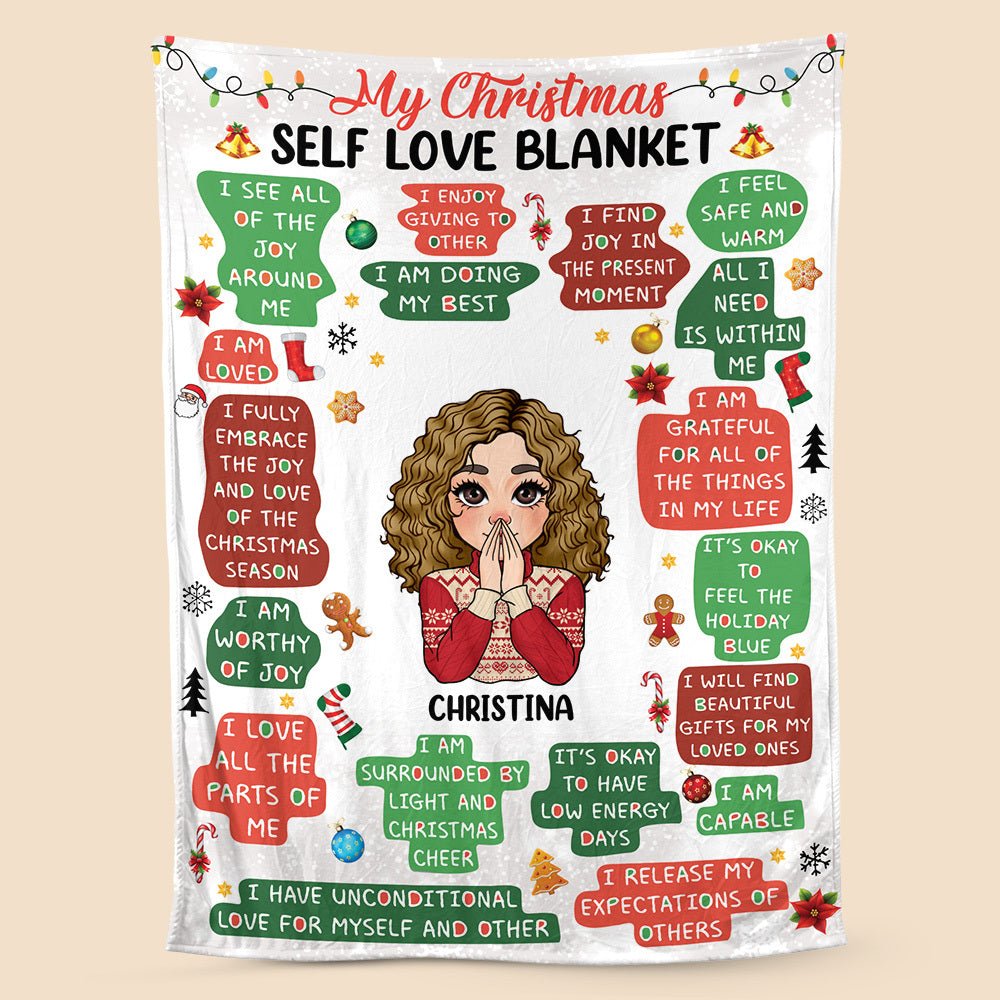 My Christmas Self Love - Personalized Blanket - Best Gift For Christmas - Giftago