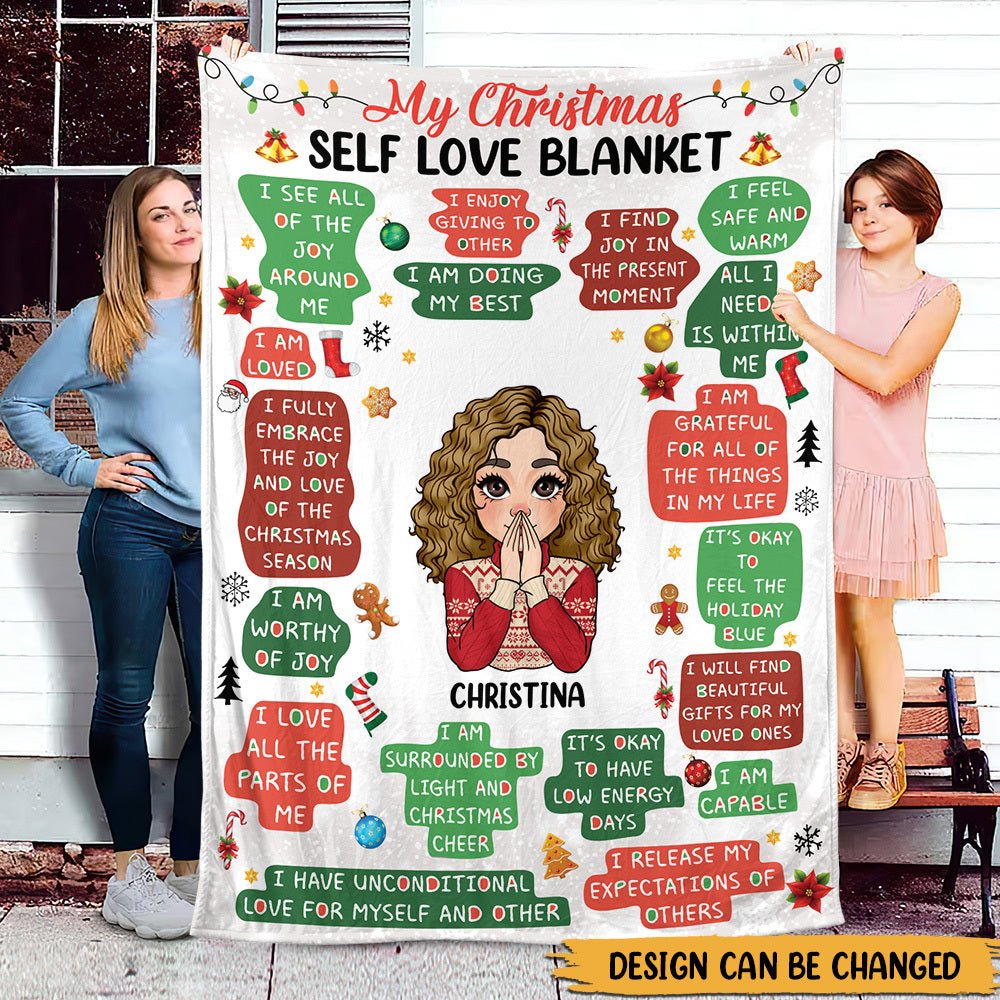 My Christmas Self Love - Personalized Blanket - Best Gift For Christmas - Giftago