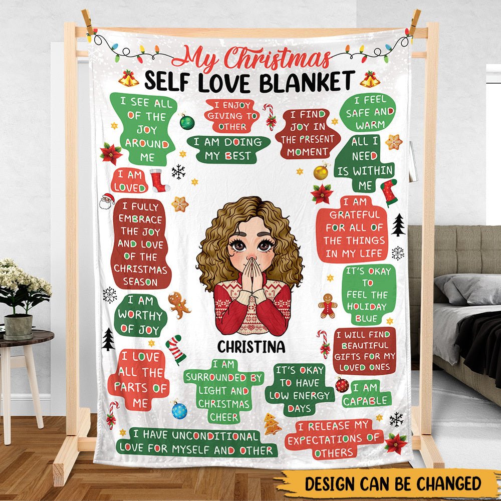 My Christmas Self Love - Personalized Blanket - Best Gift For Christmas - Giftago