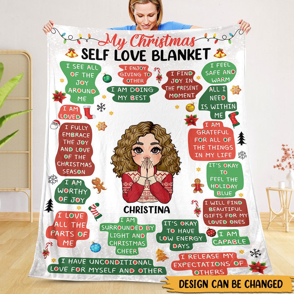 My Christmas Self Love - Personalized Blanket - Best Gift For Christmas - Giftago