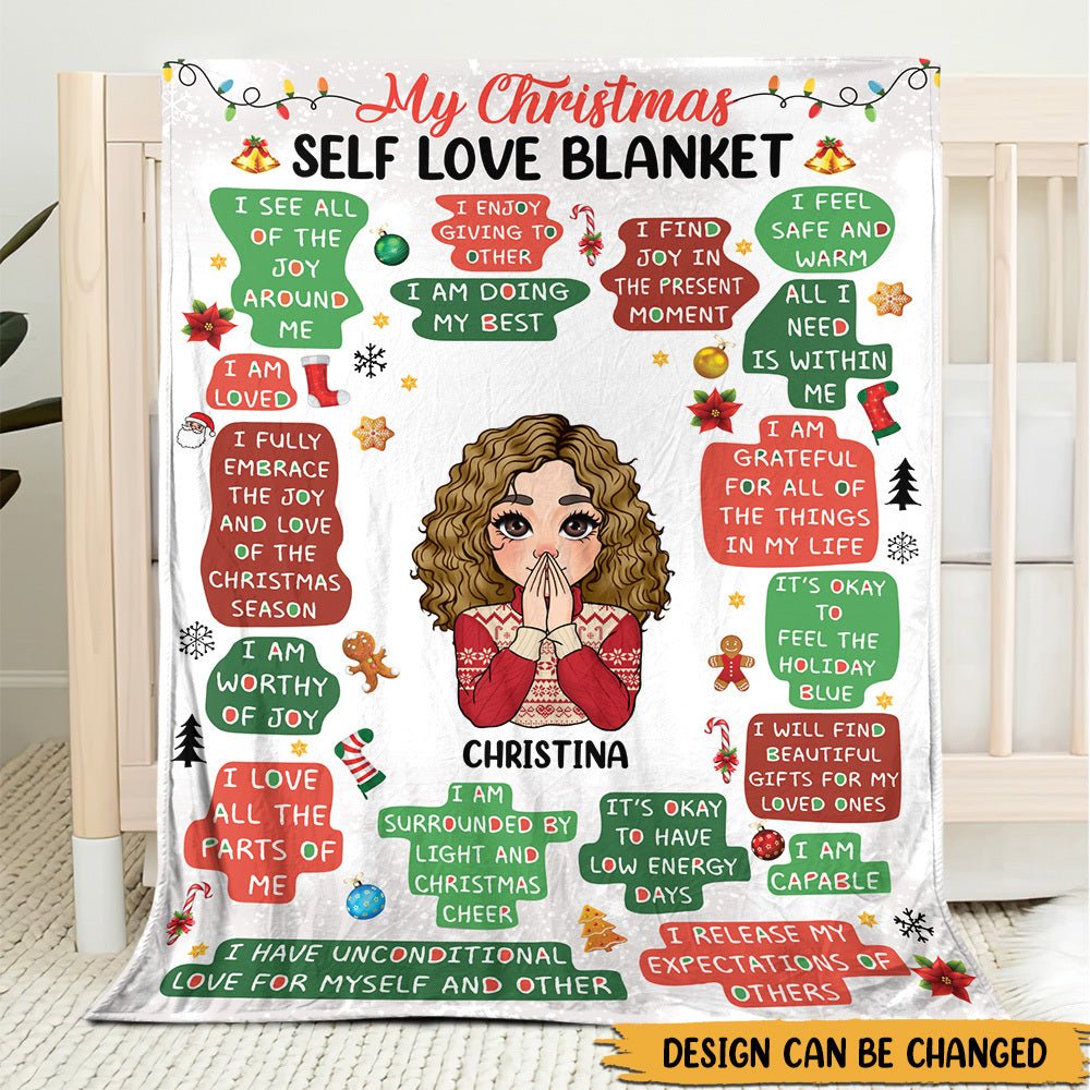 My Christmas Self Love - Personalized Blanket - Best Gift For Christmas - Giftago